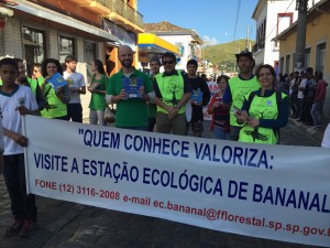 Equipe da Estação Ecológica Bananal Foto: José Roberto Suarez