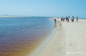 Praia do Itaguaré é uma das mais frequentadas de Bertioga durante o verão - foto Patricia Martins 