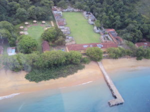 Vista Aérea Parque Estadual Ilha Anchieta - foto Aline Rezende