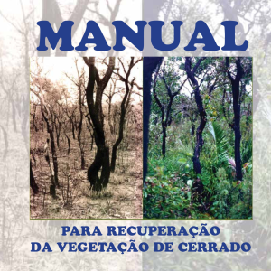 Manual para recuperação da vegetação de cerrado
