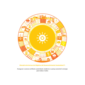 Glossário de termos do Objetivo de Desenvolvimento Sustentável: 7