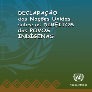 Declaração das Nações Unidas sobre os Direitos dos Povos Indígenas